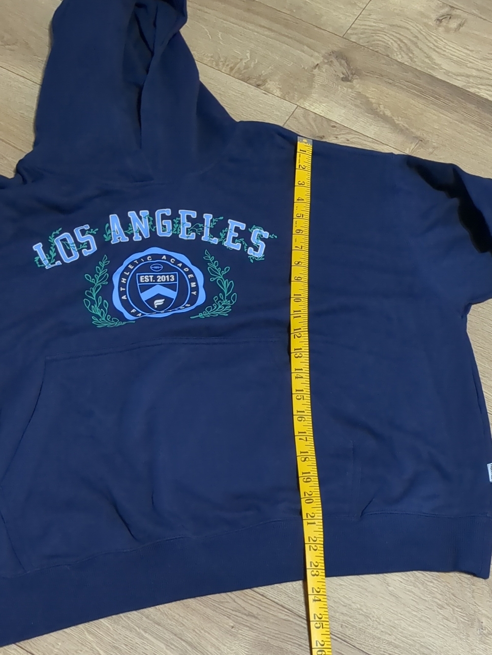Fabletics Year Round Terry Navy Blue Women's Hoodie Size XXL - Picture 6 of 9